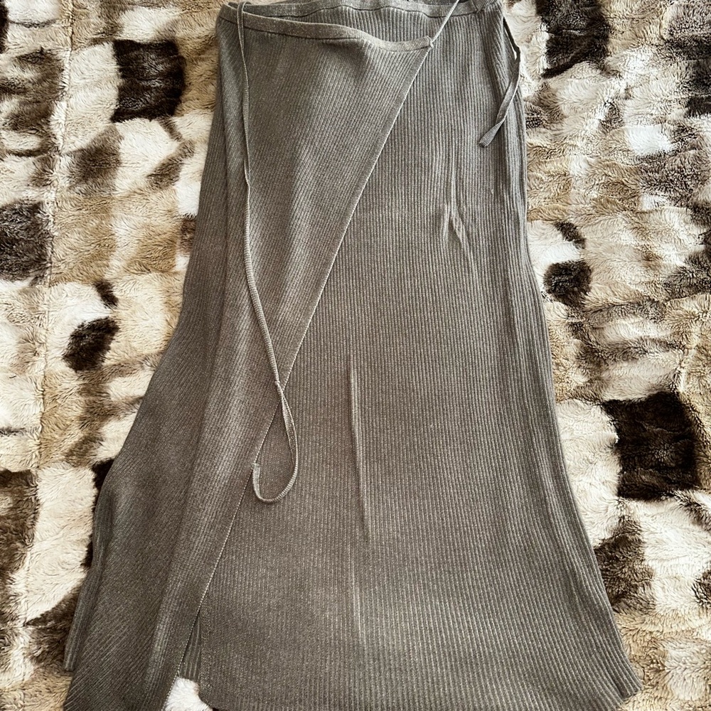 Free People Wrap Maxi Skirt